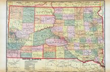 South Dakota Map, Gregory County 1912